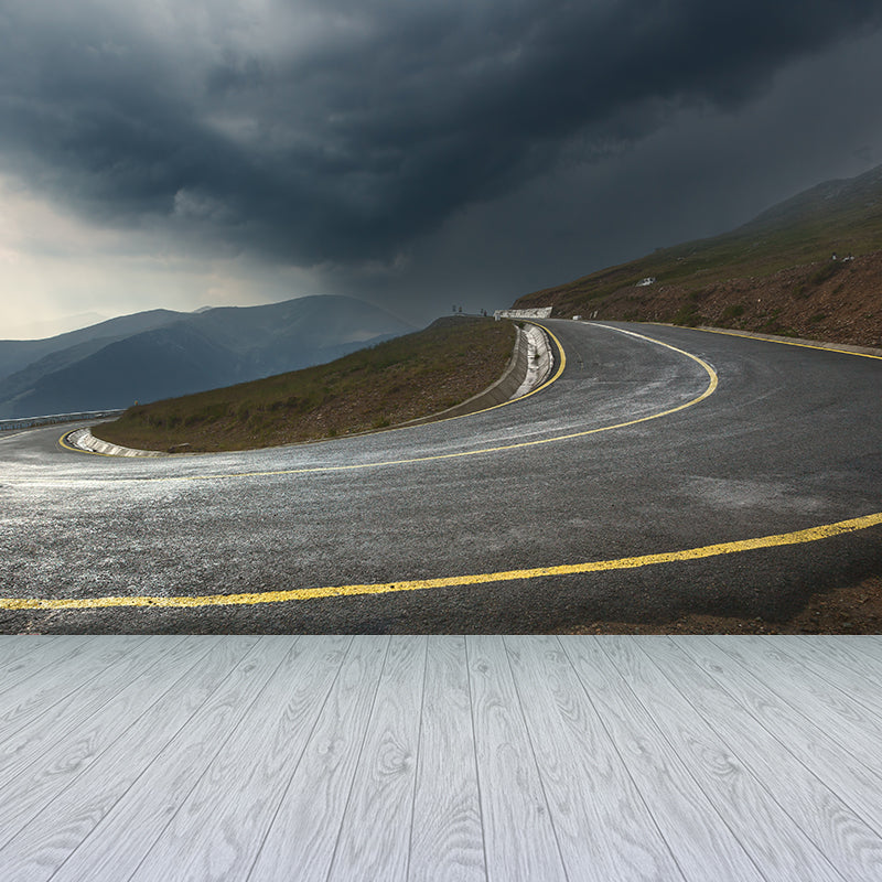 Avelena | Verschiedene Highway View Wandmalerei Tapete Zeitgenössisches Vliesmaterial Wandverkleidung