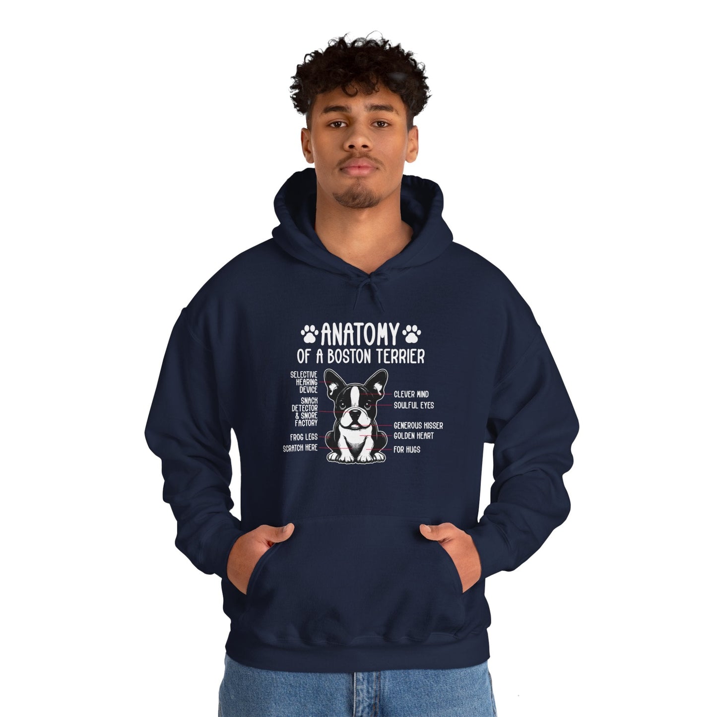 Avelena | Liberty Unisex Hoodie Für Boston Terrier Liebhaber