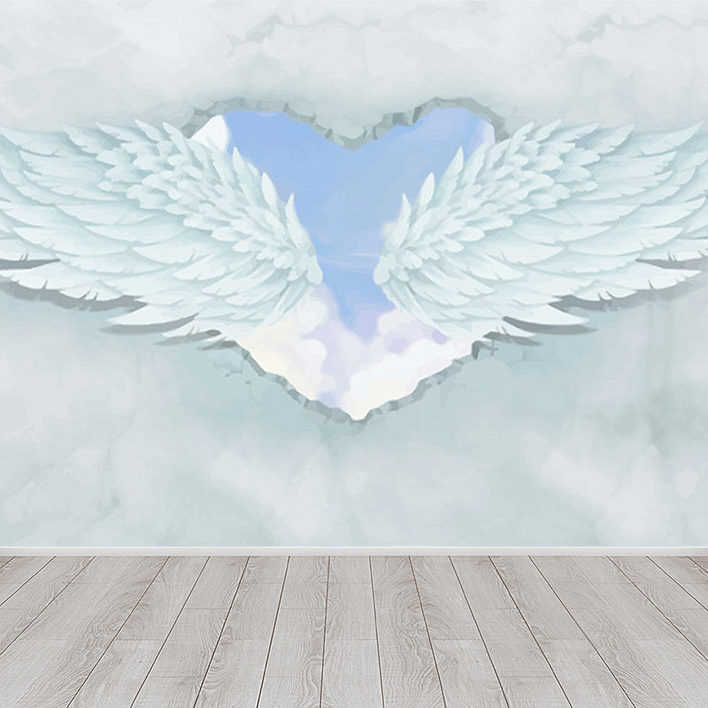 Avelena | Spreading Wing Wandtattoo Weiche Farbe Moderne Wanddekoration für Das Wohnzimmer
