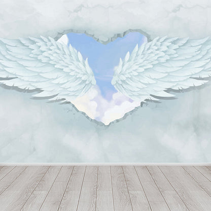 Avelena | Spreading Wing Wandtattoo Weiche Farbe Moderne Wanddekoration für Das Wohnzimmer