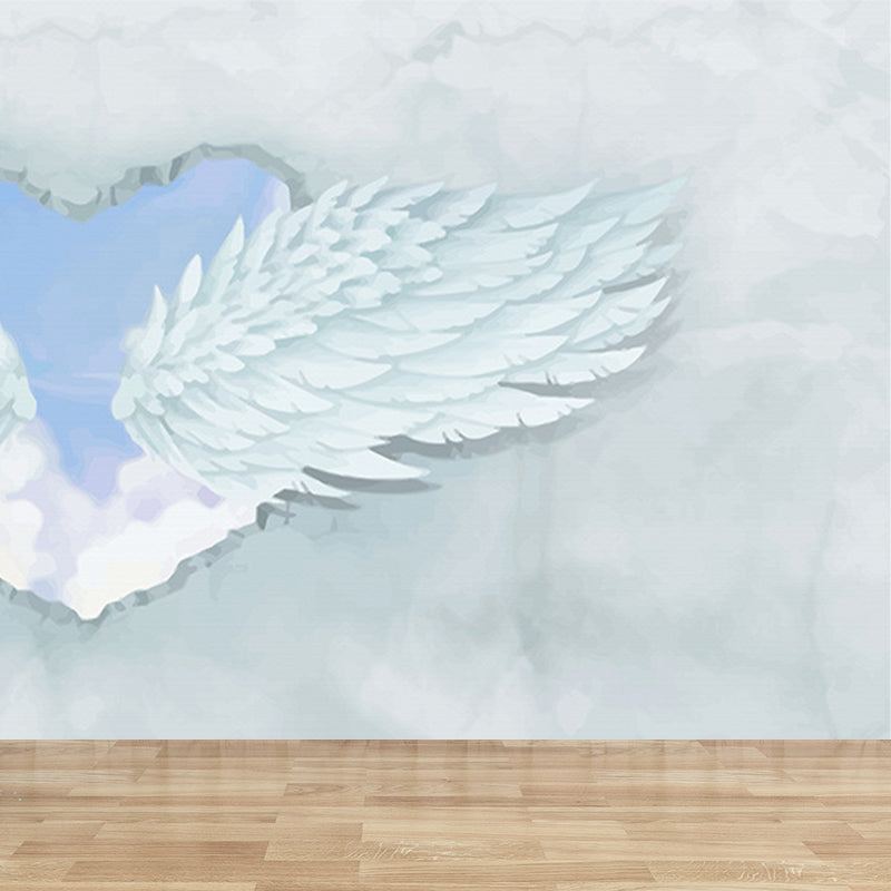 Avelena | Spreading Wing Wandtattoo Weiche Farbe Moderne Wanddekoration für Das Wohnzimmer
