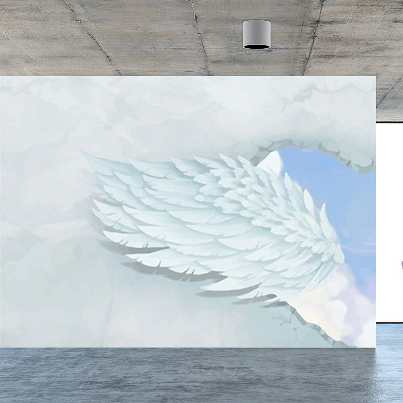 Avelena | Spreading Wing Wandtattoo Weiche Farbe Moderne Wanddekoration für Das Wohnzimmer