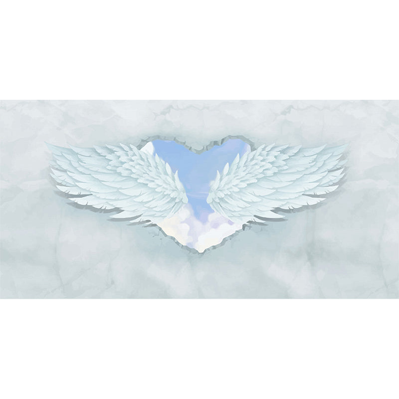 Avelena | Spreading Wing Wandtattoo Weiche Farbe Moderne Wanddekoration für Das Wohnzimmer