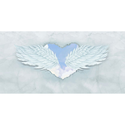 Avelena | Spreading Wing Wandtattoo Weiche Farbe Moderne Wanddekoration für Das Wohnzimmer