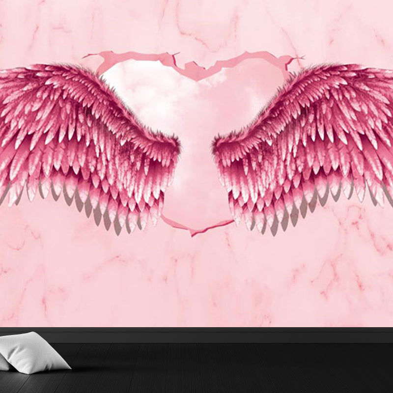 Avelena | Spreading Wing Wandtattoo Weiche Farbe Moderne Wanddekoration für Das Wohnzimmer