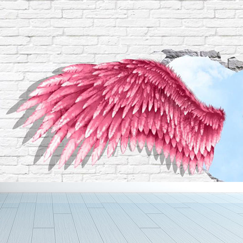 Avelena | Spreading Wing Wandtattoo Weiche Farbe Moderne Wanddekoration für Das Wohnzimmer