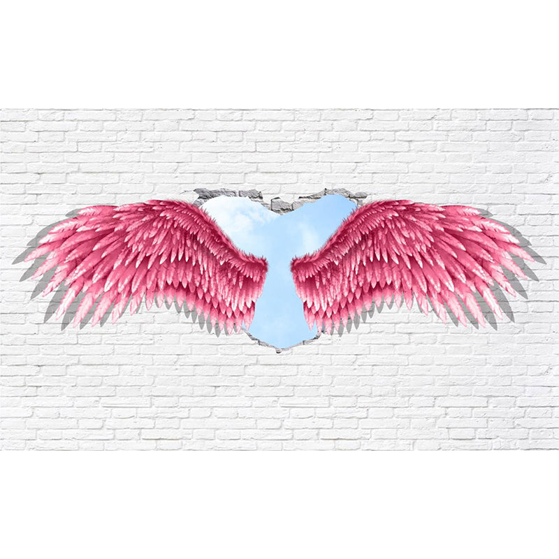 Avelena | Spreading Wing Wandtattoo Weiche Farbe Moderne Wanddekoration für Das Wohnzimmer