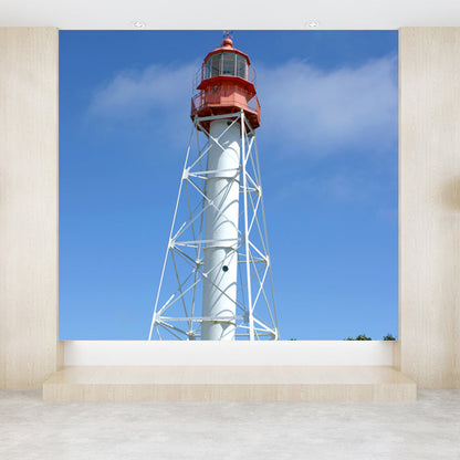 Avelena | Großes Grand Lighthouse Wandbild Tapete Dekorative Küsten Mädchen Schlafzimmer Wand Dekoration