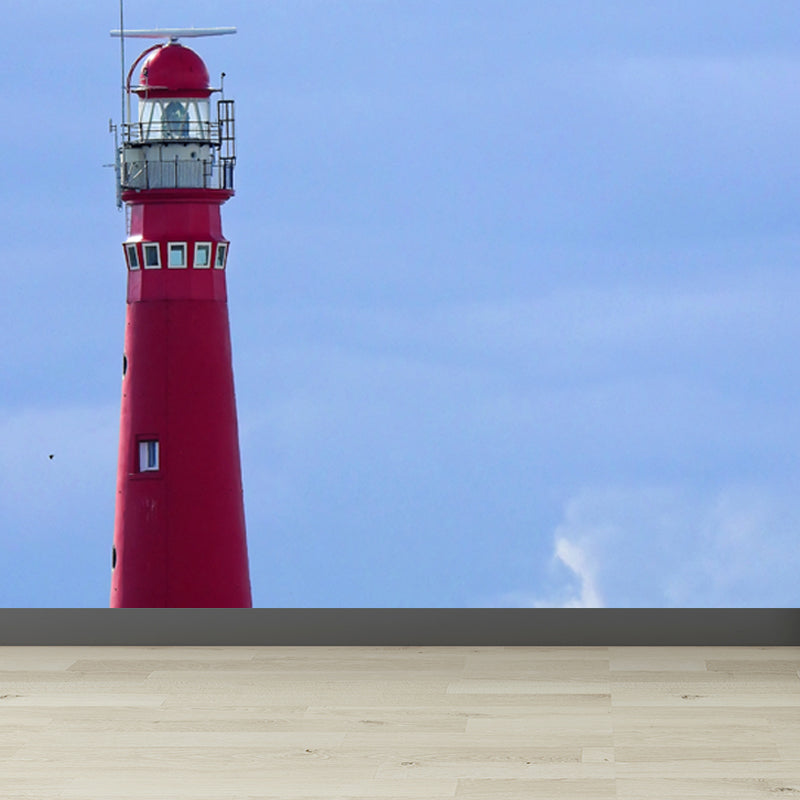 Avelena | Großes Grand Lighthouse Wandbild Tapete Dekorative Küsten Mädchen Schlafzimmer Wand Dekoration