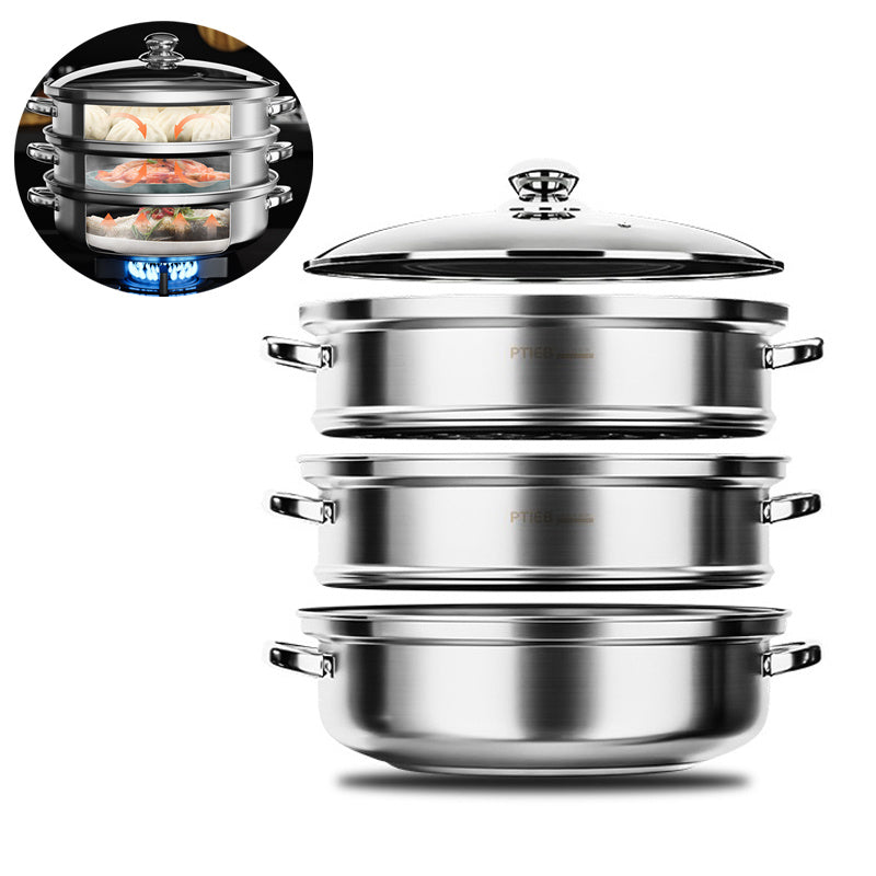 Avelena | 3-Lagiger Lebensmittel Dampfgarer Nutristeam