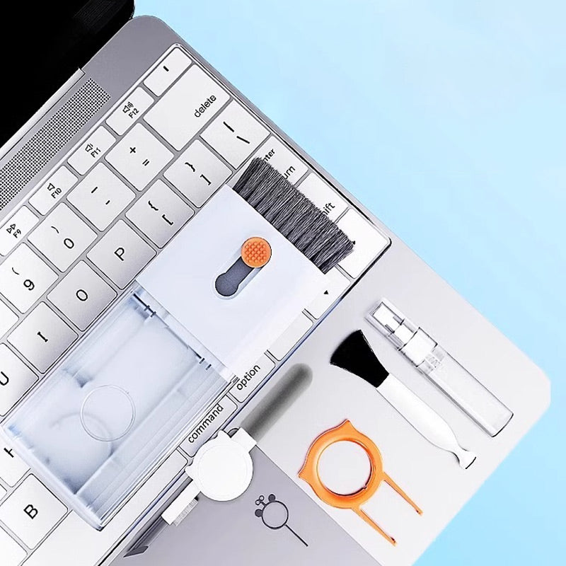 Avelena | 10-in-1 Multifunktionales Reinigungsset für Kopfhörer, Mobiltelefone und Computer