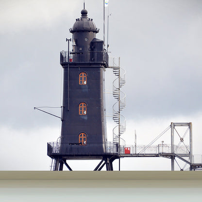 Avelena | Grand Lighthouse Wandmalerei Tapete für Esszimmer Menschliche Landschaft Wandverkleidung, Anpassbar