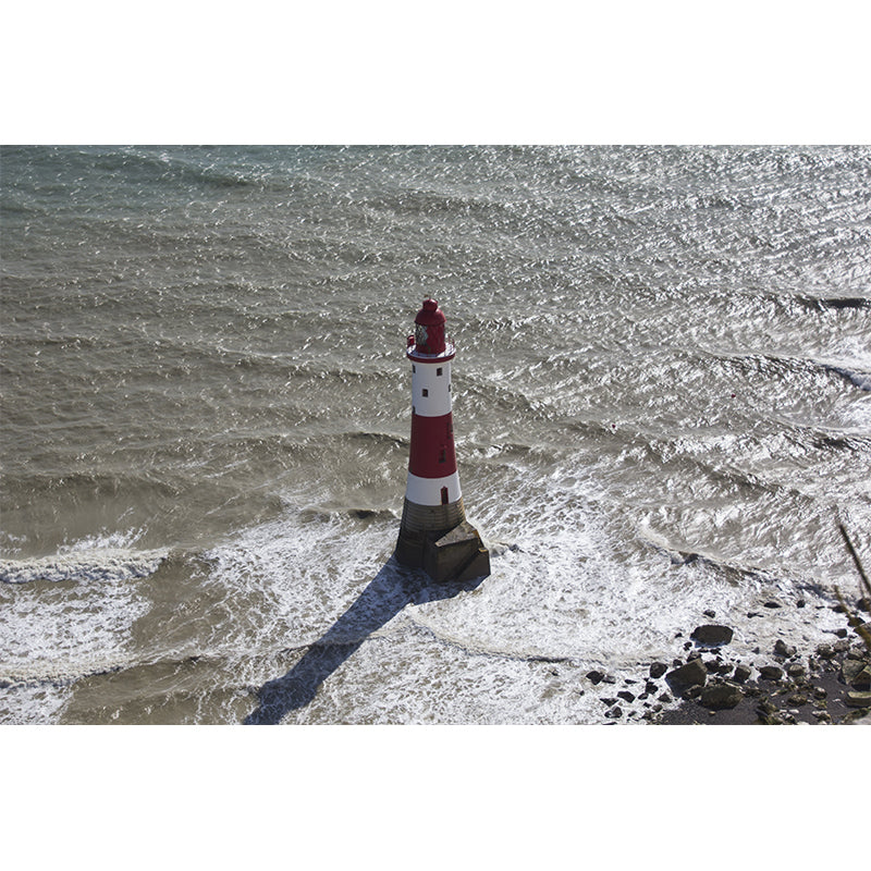 Avelena | Grand Lighthouse Wandmalerei Tapete für Esszimmer Menschliche Landschaft Wandverkleidung, Anpassbar