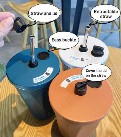 Avelena | Becher mit faltbarem Strohhalm