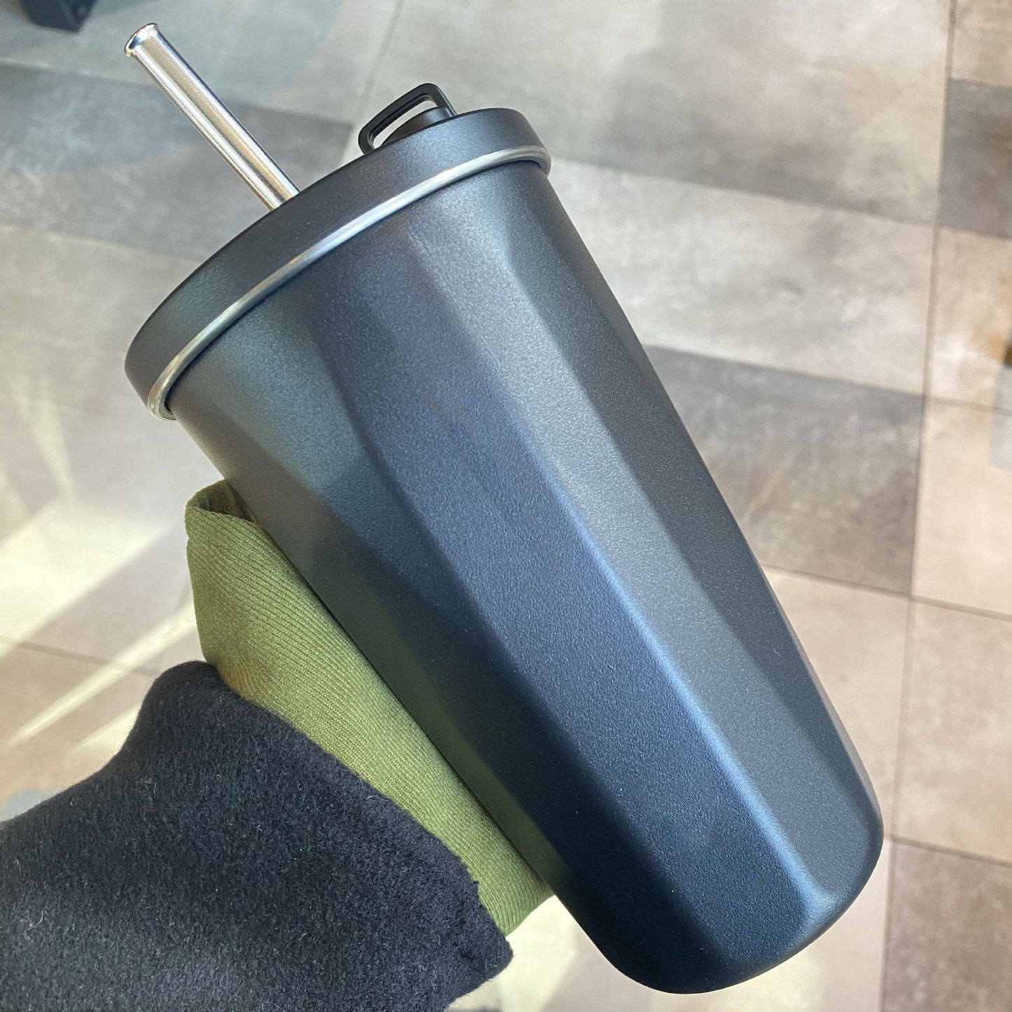 Avelena | Becher mit faltbarem Strohhalm