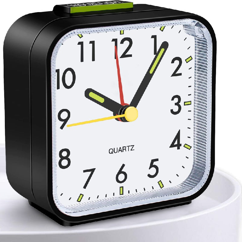 Avelena | Clock Minimalistische Analog Wecker mit Snooze