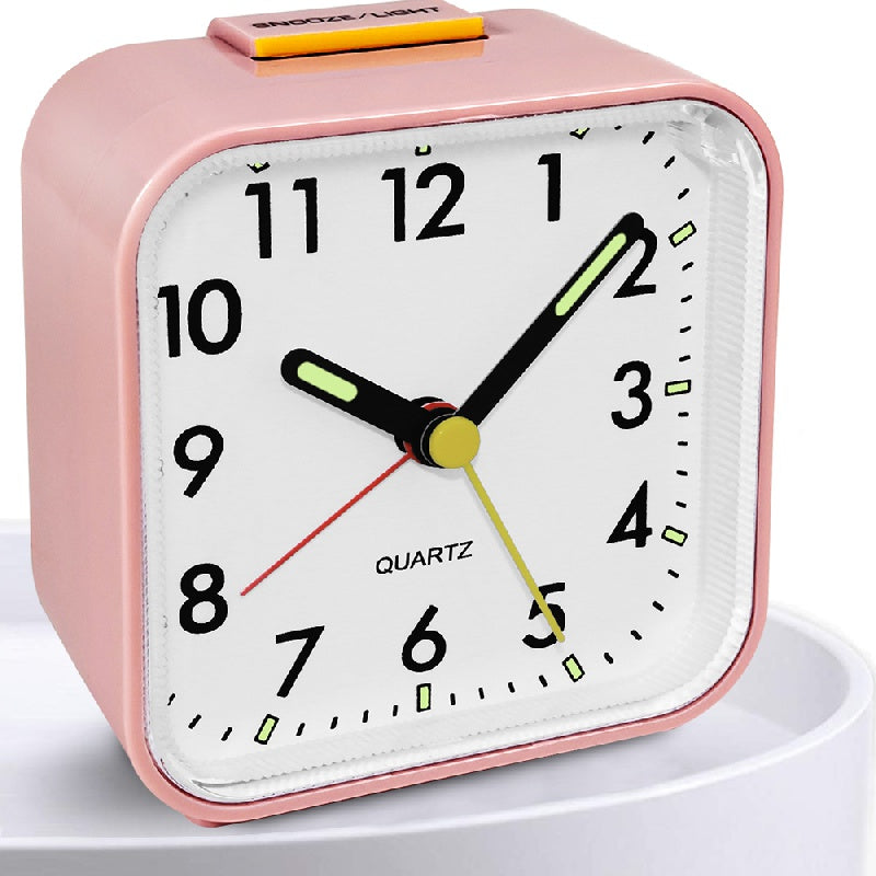 Avelena | Clock Minimalistische Analog Wecker mit Snooze