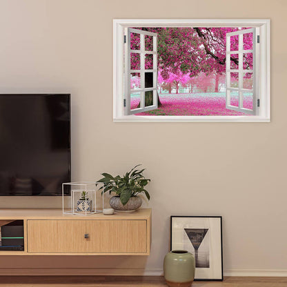 Avelena | 3D-Fenster mit Aussicht Dekorativer Wandteppich