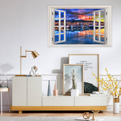 Avelena | 3D-Fenster mit Aussicht Dekorativer Wandteppich