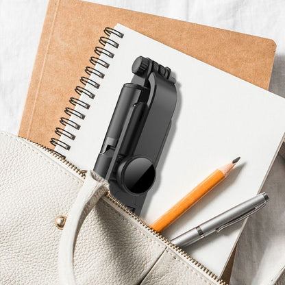 Avelena | Bluetooth-Selfie-Stick-Stativ mit Telefonhalter und Beauty-Fill-in-Beleuchtung