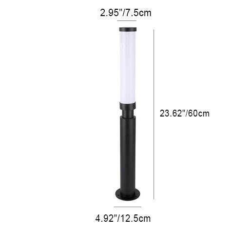 Avelena | Moderne Acryl Wasserdichte Kreative Lippenstift Design LED Außen Rasen Stehlampe