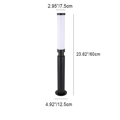 Avelena | Moderne Acryl Wasserdichte Kreative Lippenstift Design LED Außen Rasen Stehlampe
