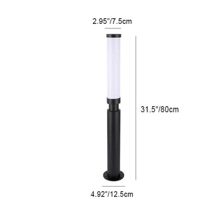 Avelena | Moderne Acryl Wasserdichte Kreative Lippenstift Design LED Außen Rasen Stehlampe