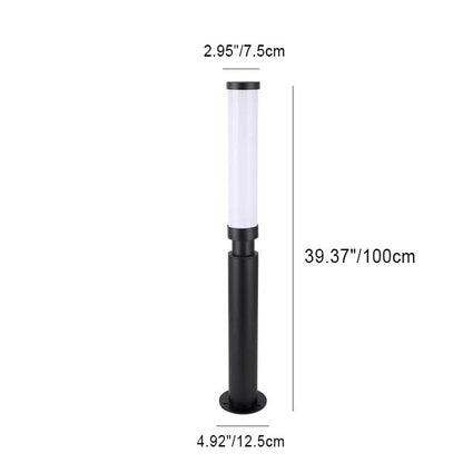 Avelena | Moderne Acryl Wasserdichte Kreative Lippenstift Design LED Außen Rasen Stehlampe