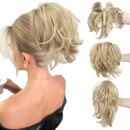 Avelena | Synthetische Kralle Clip In Pferdeschwanz Haarverlängerungen Diy Haarteil Haar Bun