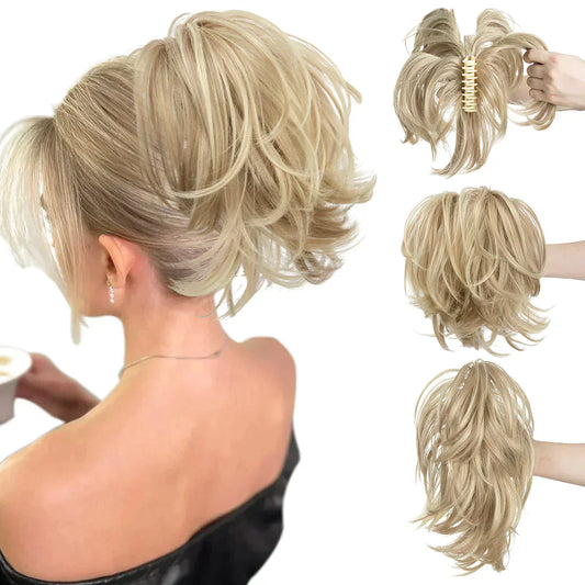 Avelena | Synthetische Kralle Clip In Pferdeschwanz Haarverlängerungen Diy Haarteil Haar Bun