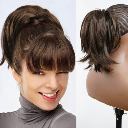 Avelena | Synthetische Kralle Clip In Pferdeschwanz Haarverlängerungen Diy Haarteil Haar Bun