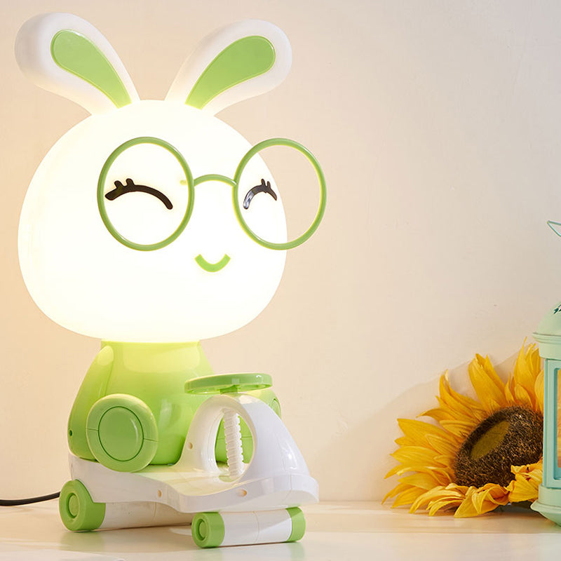 Avelena | Schwein/Samen/Frosch Kinder Schlafzimmer Lesebuch Licht Kunststoff 1-Licht Cartoon Nachttischlampe In Schwarz/Rosa/Grün
