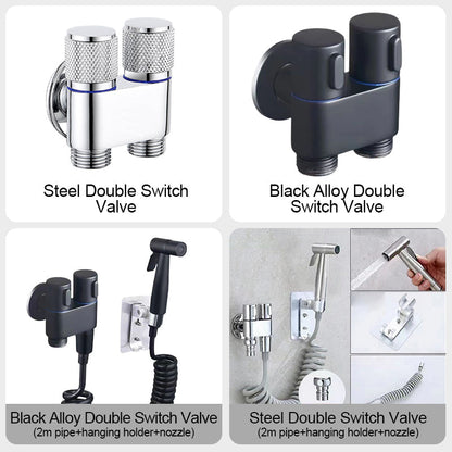 Avelena | 1/2" Winkelventil mit doppeltem Schaltanschluss