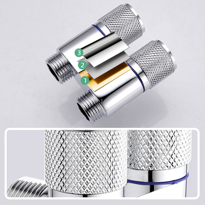 Avelena | 1/2" Winkelventil mit doppeltem Schaltanschluss
