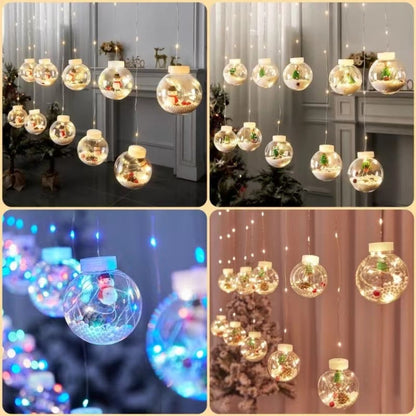Avelena | Weihnachts-LED-Wunschball-Lichterkette Dekorationen