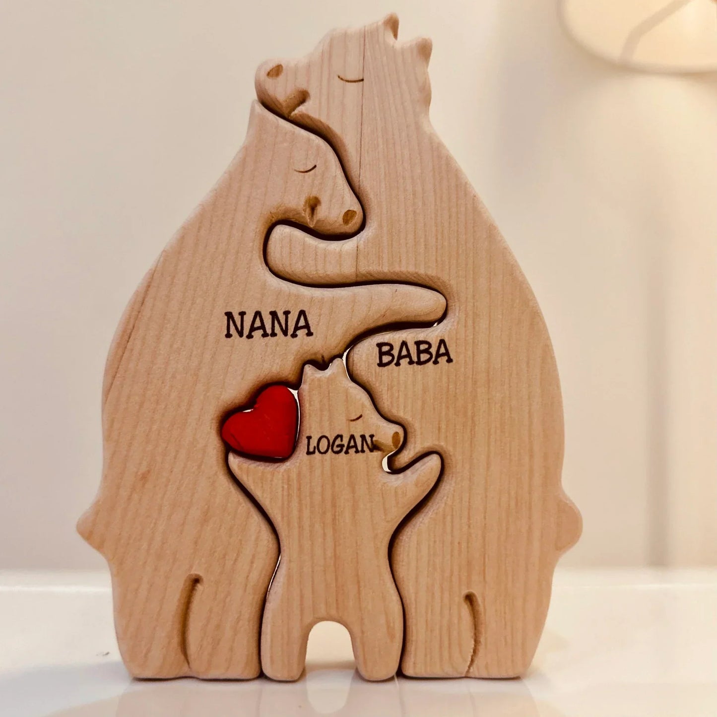 Avelena | CozyBears Holz Familienpuzzle