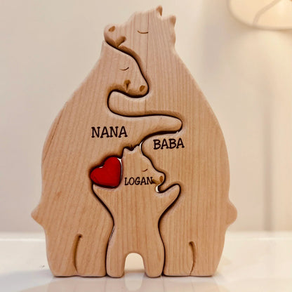 Avelena | CozyBears Holz Familienpuzzle