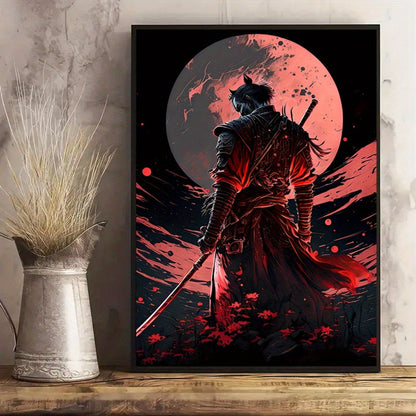 Avelena | BlossomBlade - Samurai-Leinwandkunst mit Kirschblüten