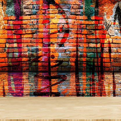 Avelena | Coole Street Graffiti Tapete Wandbild Jungenzimmer Abstraktes Muster Wandverkleidung, Maßgeschneidert