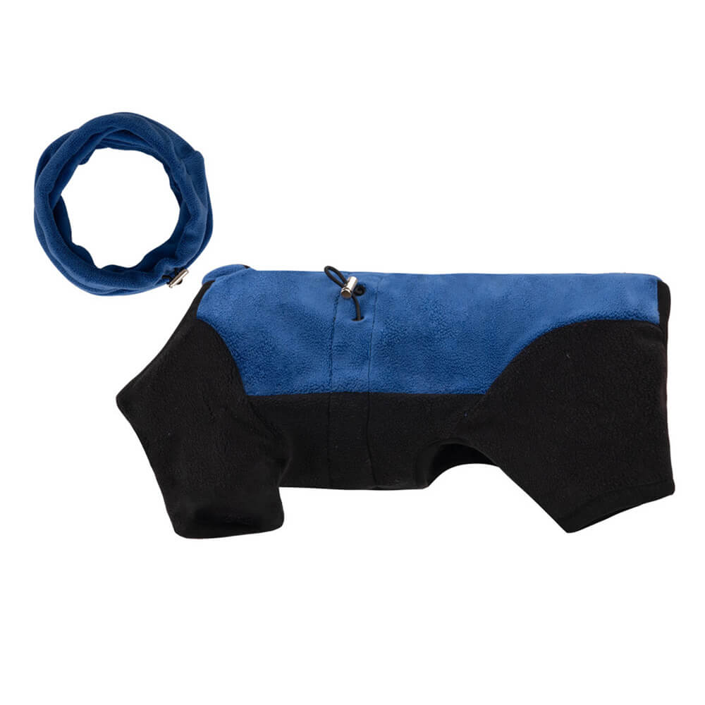 Avelena | Vollständiger Schutz Polar Fleece Hund Overall mit abnehmbarem Kragen
