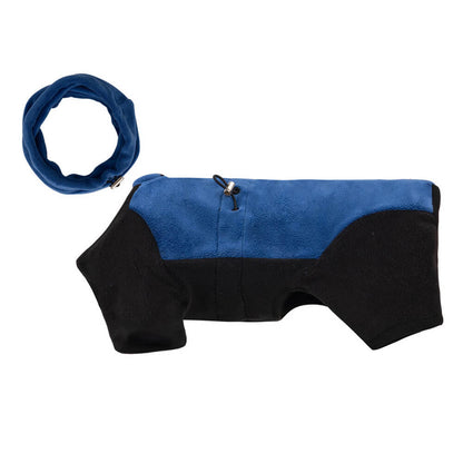 Avelena | Vollständiger Schutz Polar Fleece Hund Overall mit abnehmbarem Kragen