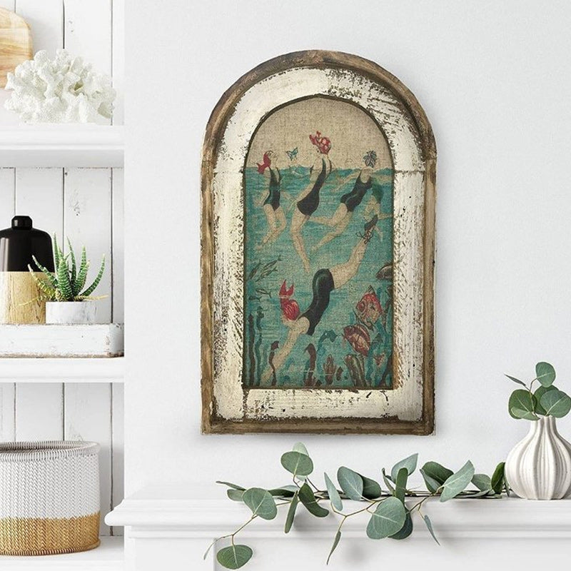 Avelena | Geschenk | Rustikale Bauernhausdekoration mit Hasen an der Wand