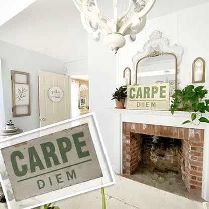 Avelena | 25.5 Vintage Carpe Diem Wanddekoration