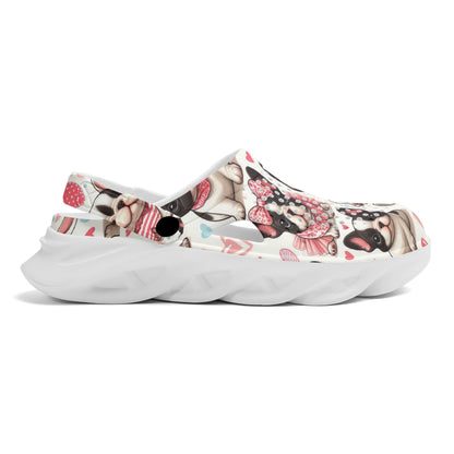 Avelena | Damen Sommer Durchbrochene Clogs