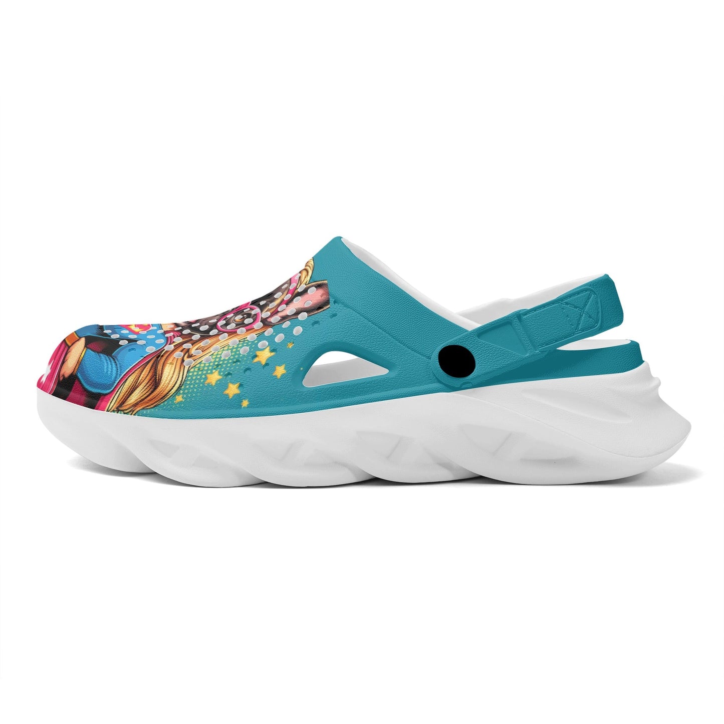 Avelena | Roxy Sommer Durchbrochene Clogs