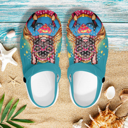 Avelena | Roxy Sommer Durchbrochene Clogs