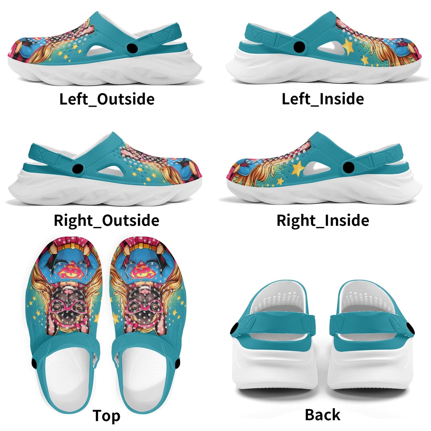 Avelena | Roxy Sommer Durchbrochene Clogs