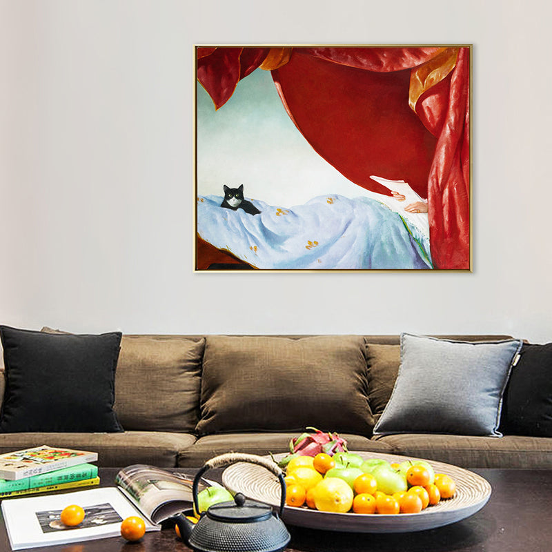 Avelena | Retro Interessen und Hobbys Malen Leinwand Texturiert Dunkle Farbe Wandkunst für Wohnzimmer