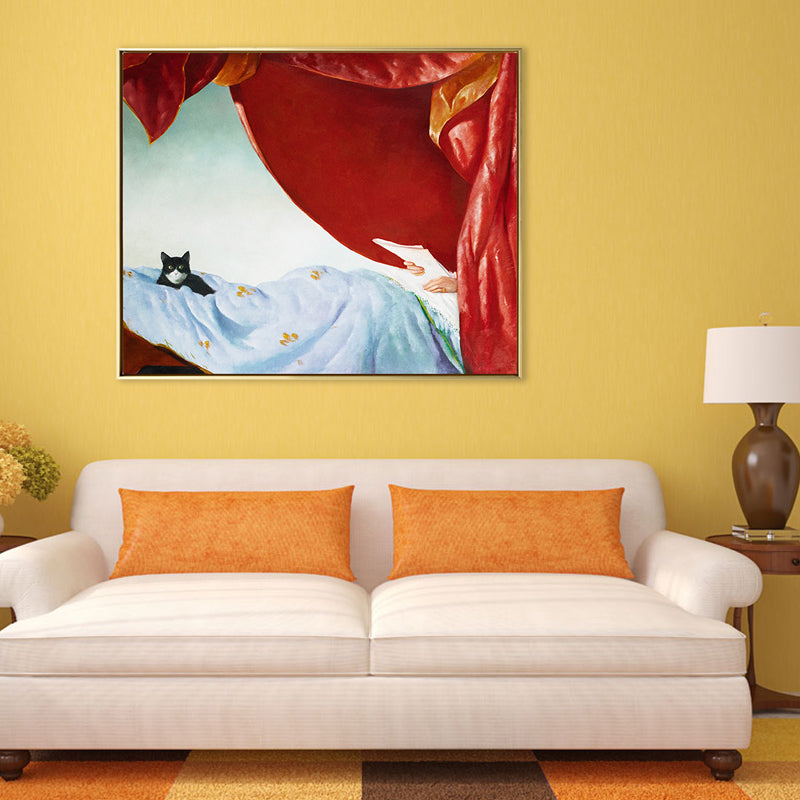 Avelena | Retro Interessen und Hobbys Malen Leinwand Texturiert Dunkle Farbe Wandkunst für Wohnzimmer
