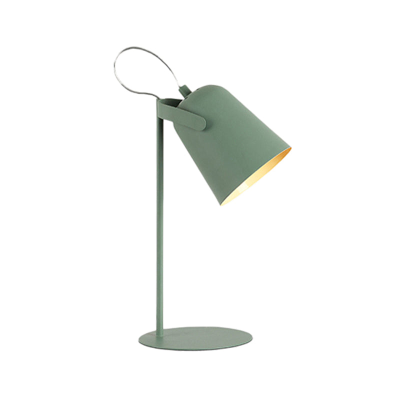Avelena | Verstellbare Barre Shade Schreibtischlampe Macaron Stil Metallisch 1 Licht Schlafzimmer Stehlampe Schreibtischlicht In Schwarz/Grau